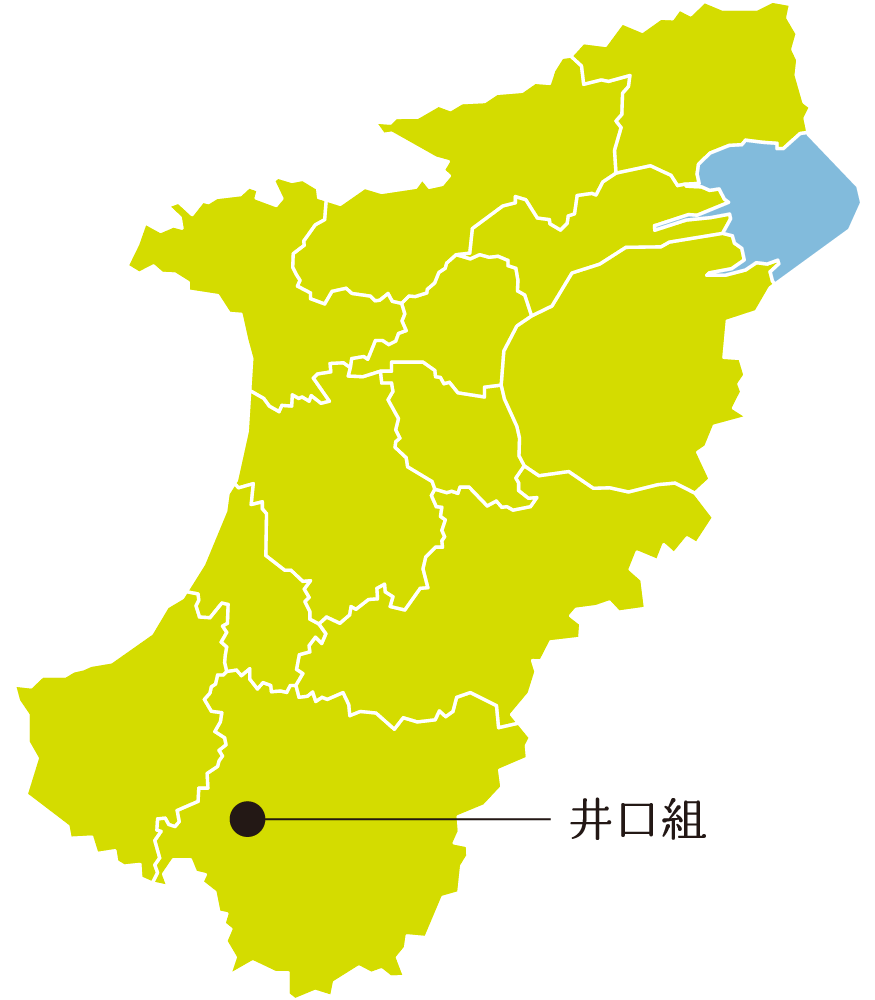 出雲市佐田町 井口組所在地マップ